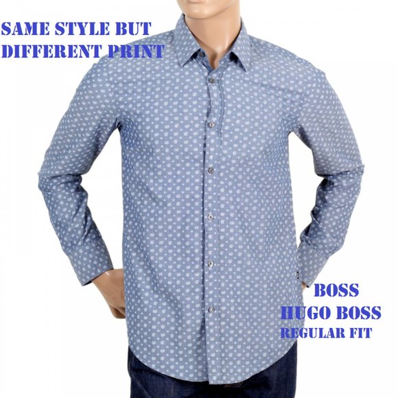 Hugo Boss Other - Blue Mens Paisley Shirt By Hugo Boss Black label